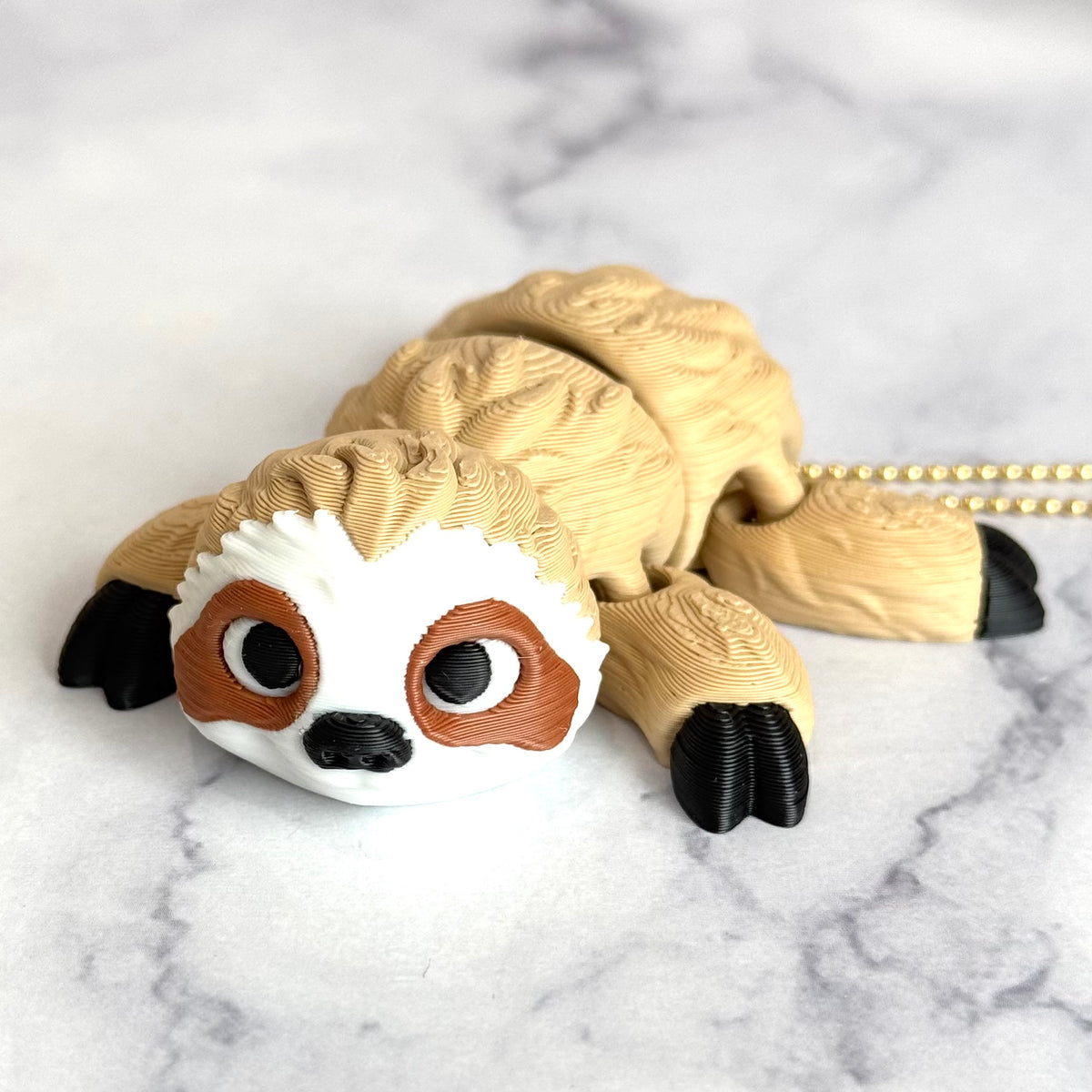Sloth 3D Deluxe Tumbler Handle Charm for HydroJug