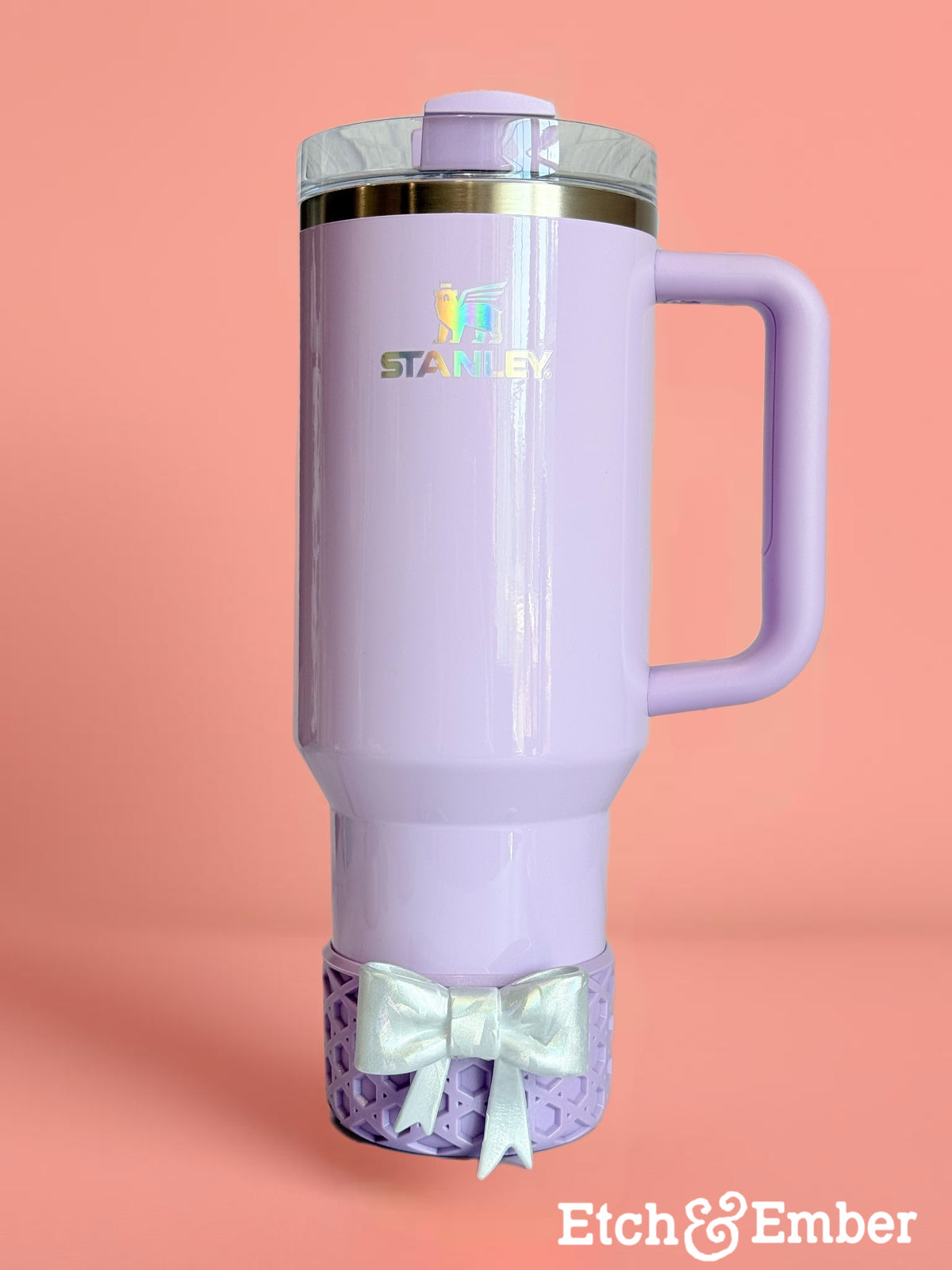 Sour Grape Coquette waffle silicone tumbler boot – view 2