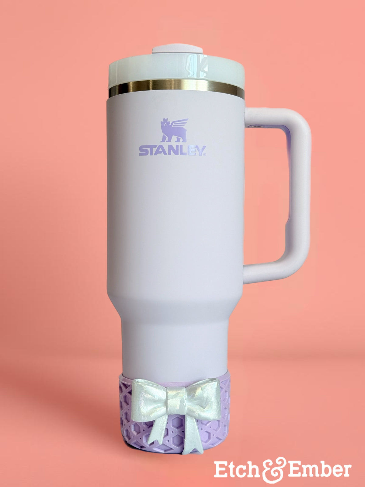 Sour Grape Coquette waffle silicone tumbler boot – view 4
