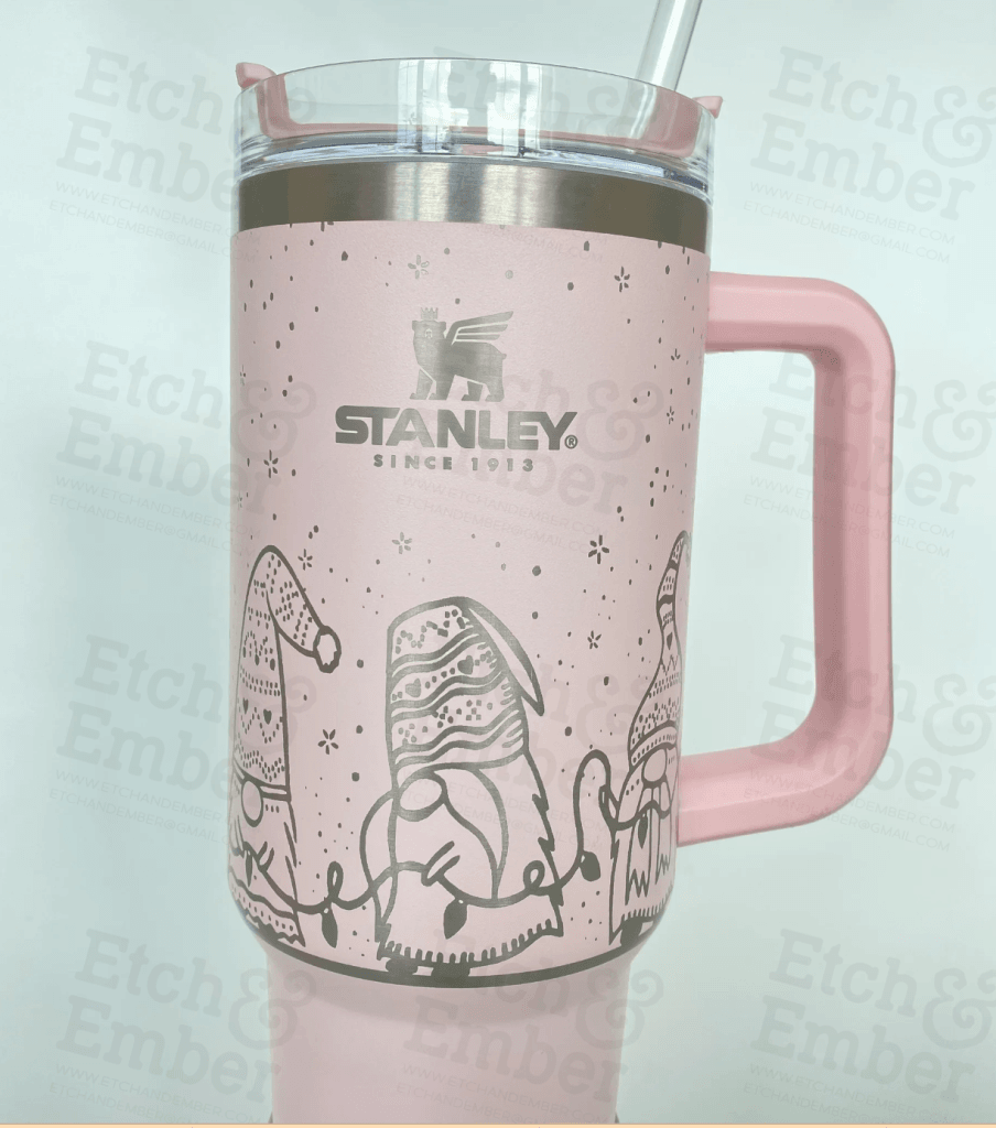 Stanley Engraving Using Your Cup Gnomes