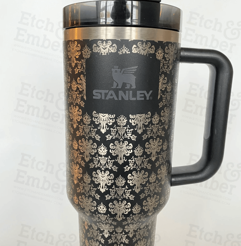 Stanley Engraving Using Your Cup Haunted Mansion