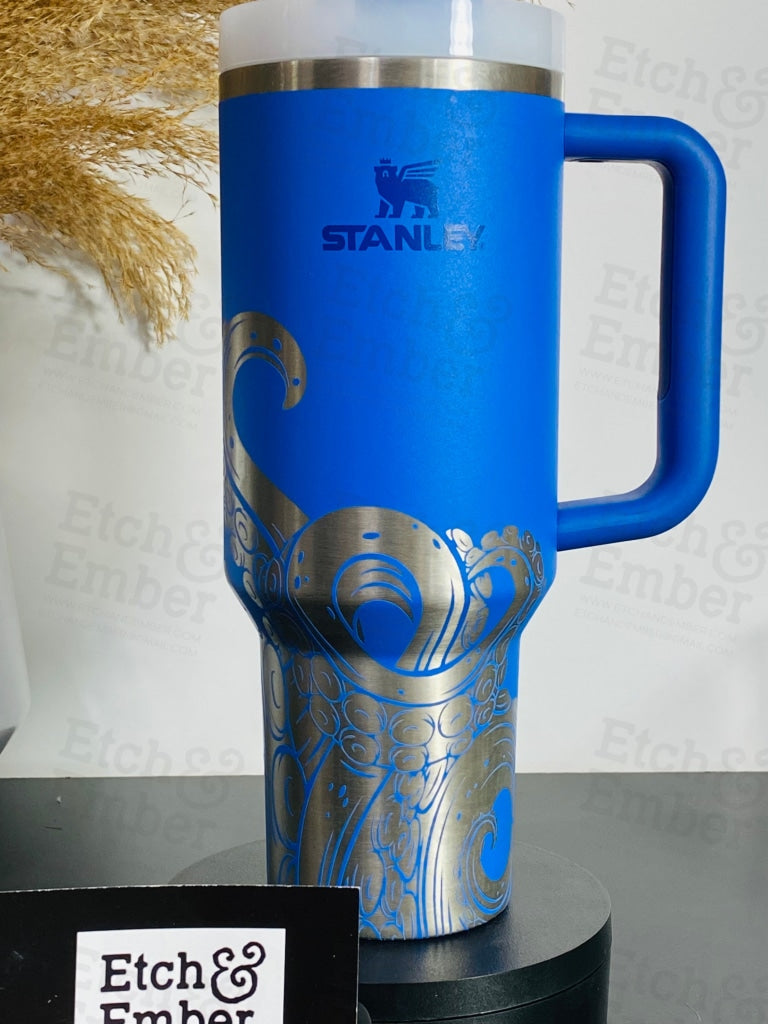 Stanley Engraving Using Your Cup Kraken