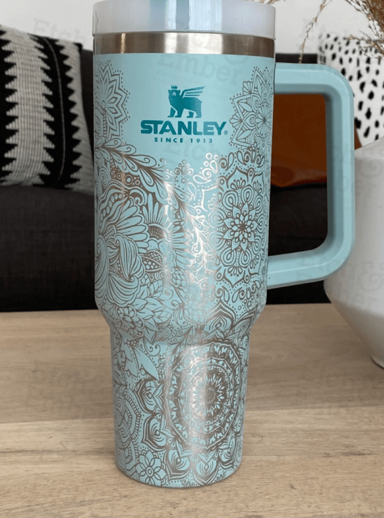 Stanley Engraving Using Your Cup Mandala