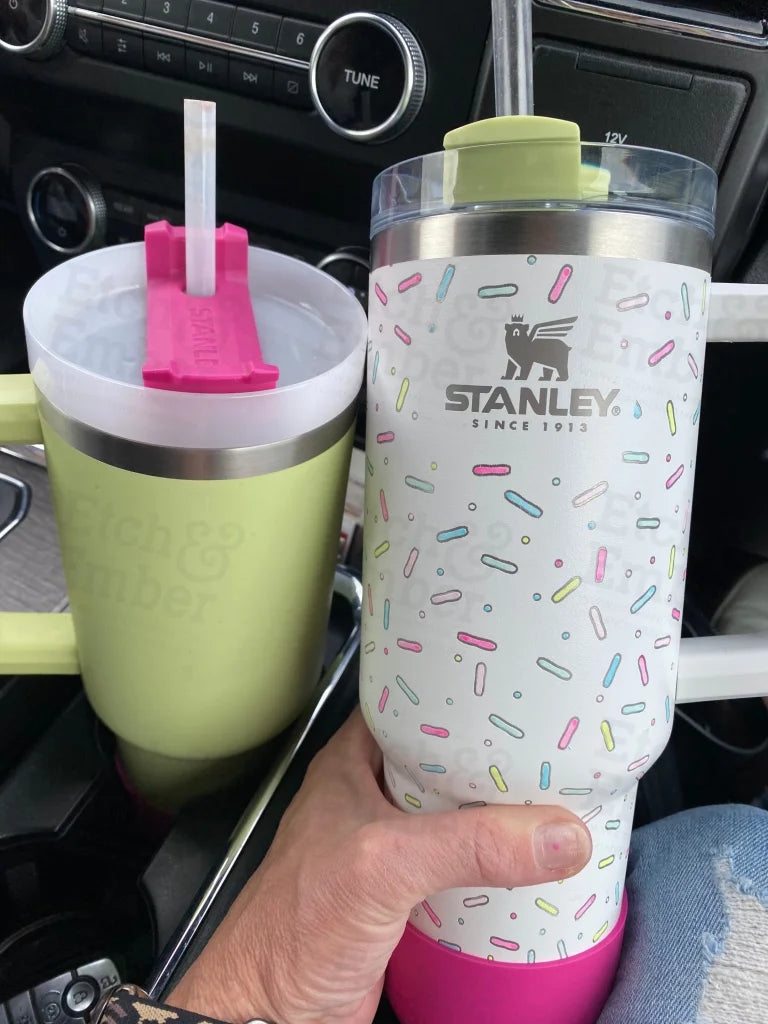 Stanley Engraving Using Your Cup Sprinkles
