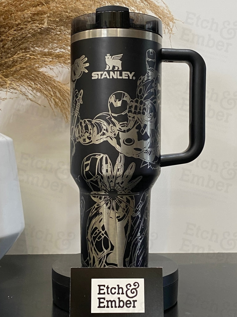 Sunflower Stanley Quencher 40oz, Stanley Mug, Engraved Tumbler, Engraved  Stanley, Floral Stanley, Full Wrap Stanley, Travel Mug With Handle 