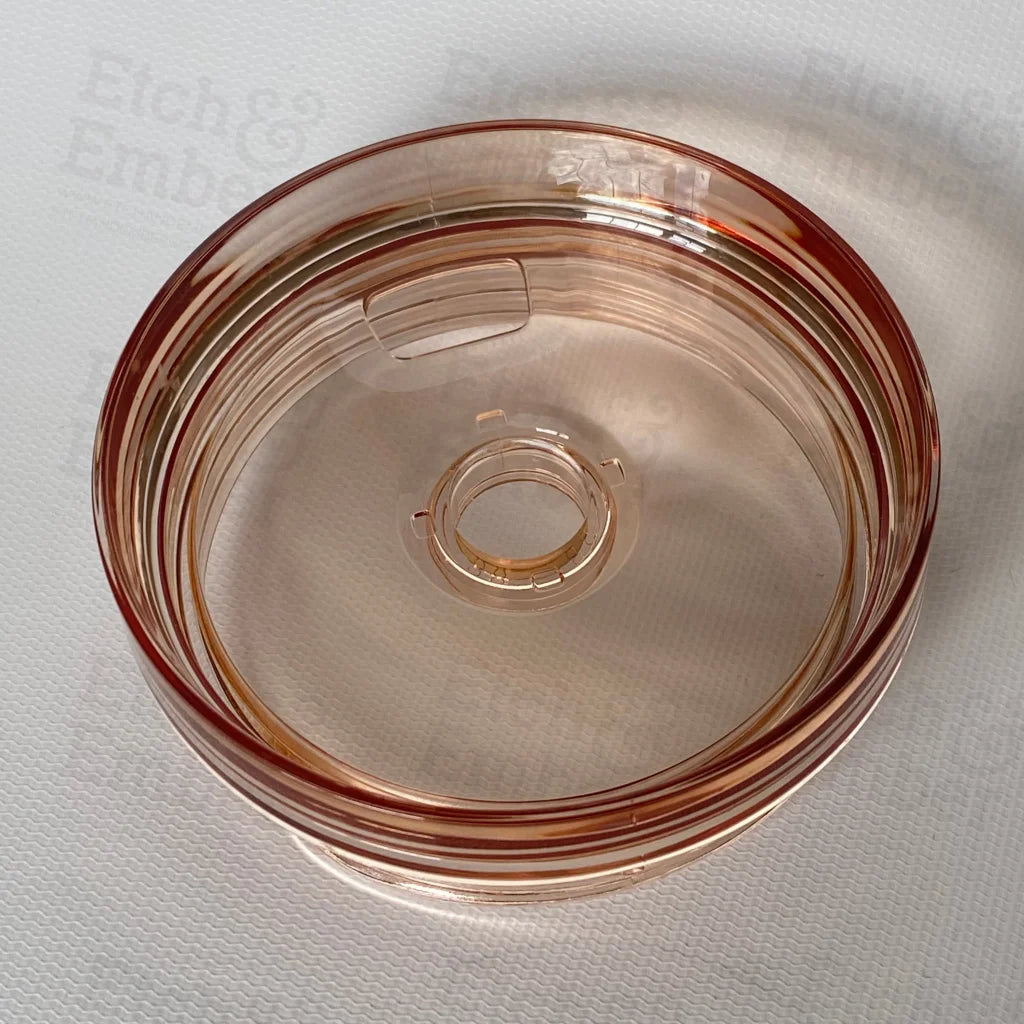 PINK CLEAR Stanley Colored Lid