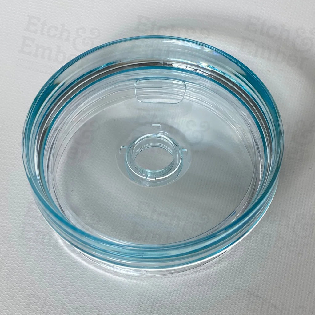 SKY BLUE CLEAR Stanley Colored Lid