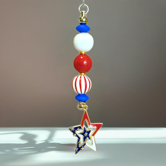 Stars & Stripes Bar Tumbler Handle Charm