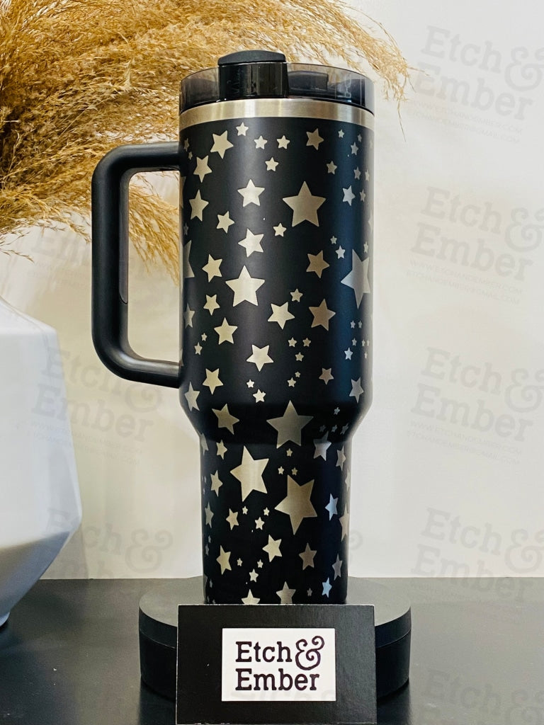 Stars Custom Stanley Adventure Quencher 40 oz tumbler – Etch and Ember