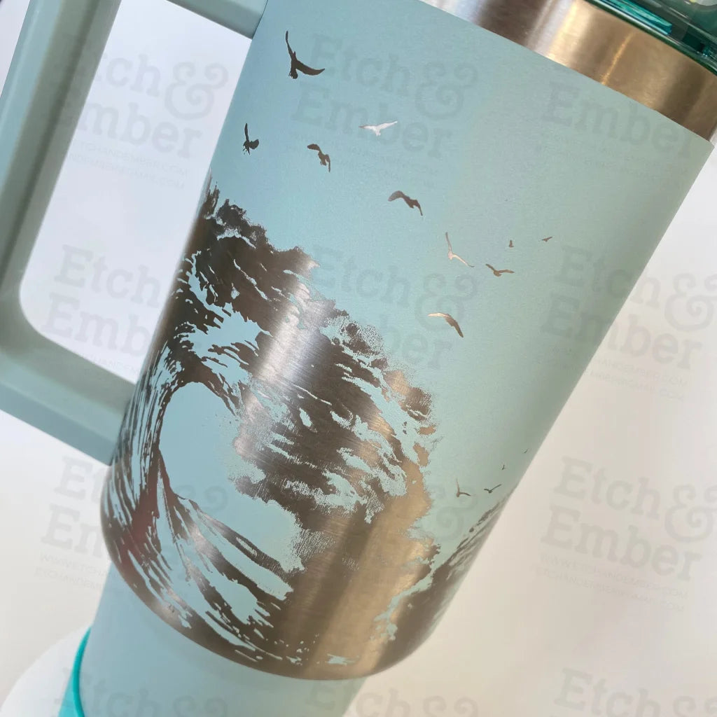 {Ready to Ship} 40 oz Thirst Quencher Stanley Style Tumbler