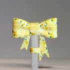 Sunny Lemons 3D Bow Straw Topper