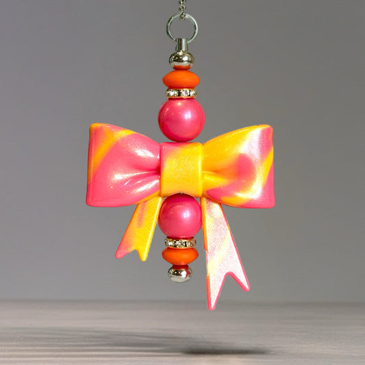 Sunset 3D Bow Tumbler Handle Charm for Stanley