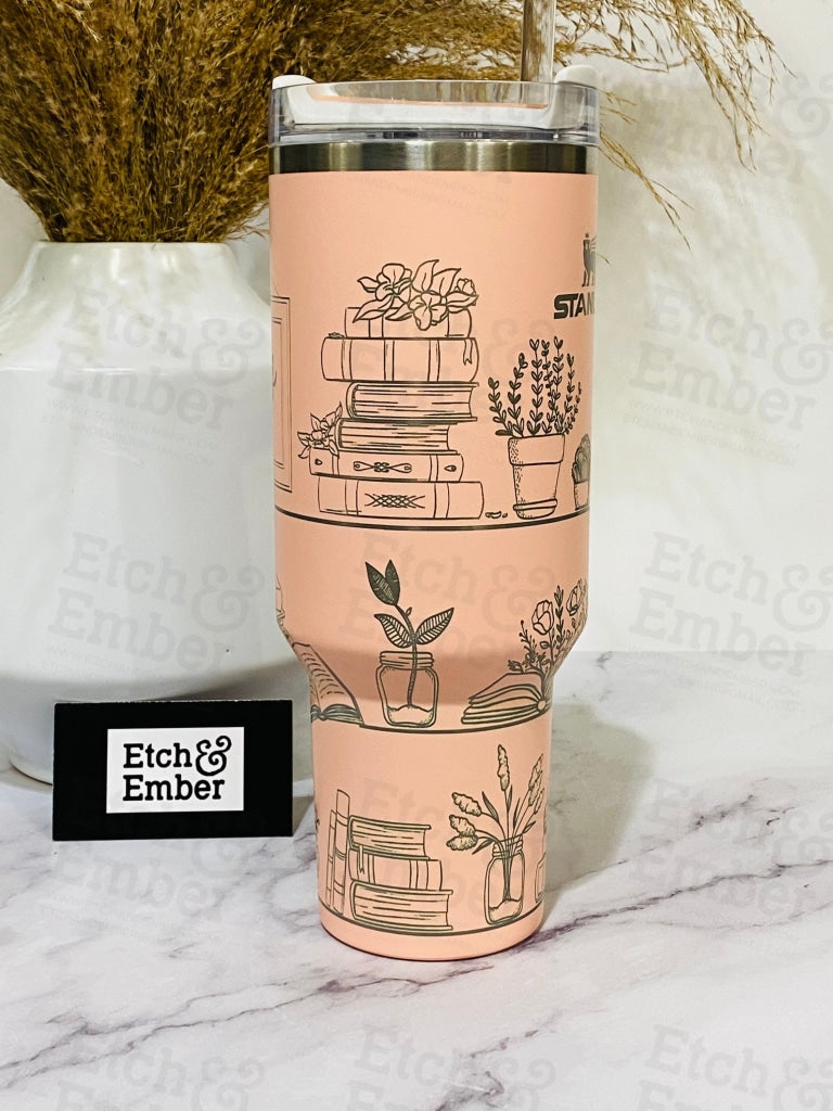 Hearts 40oz Stanley Tumbler – Etch and Ember