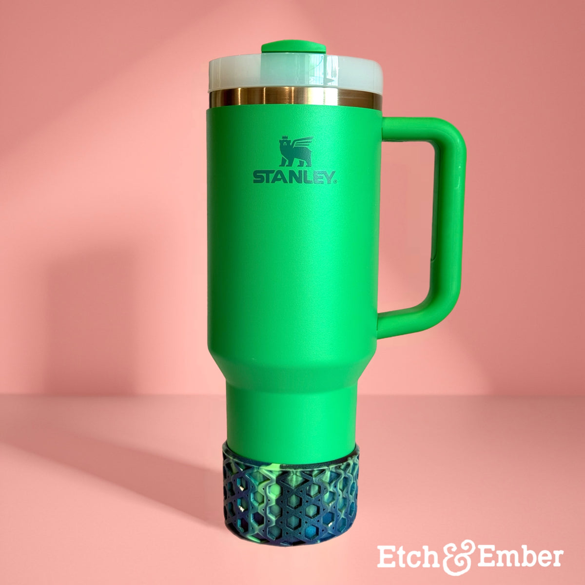 Tempest Tide metallic waffle silicone tumbler boot – view 3