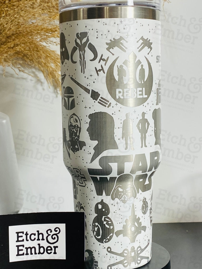 Nightmare Custom Stanley Adventure Quencher 40 oz tumbler – Etch and Ember