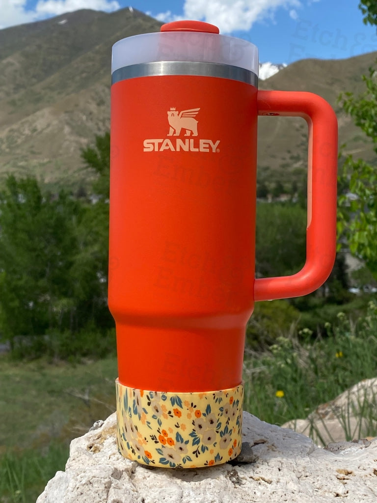 Tigerlily Floral Stanley Tumbler Boot -Fits 20-40Oz
