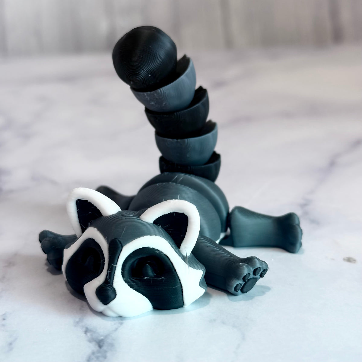 TRASH PANDA Ricky Raccoon 3D Deluxe Tumbler Handle Charm, view 6, fits HydroJug