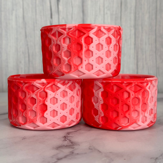 Twist 'n Turn Remix waffle silicone tumbler boot – front view