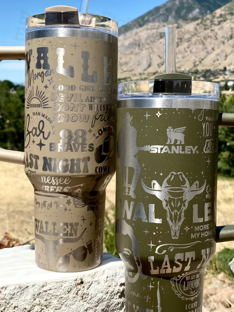 Wallen Custom Stanley Adventure Quencher 40 Oz Tumbler Tumblers