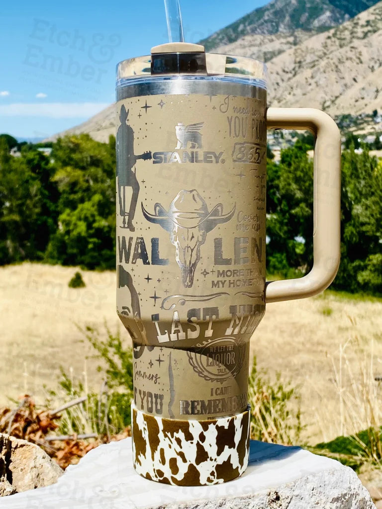 Nightmare Custom Stanley Adventure Quencher 40 oz tumbler – Etch and Ember