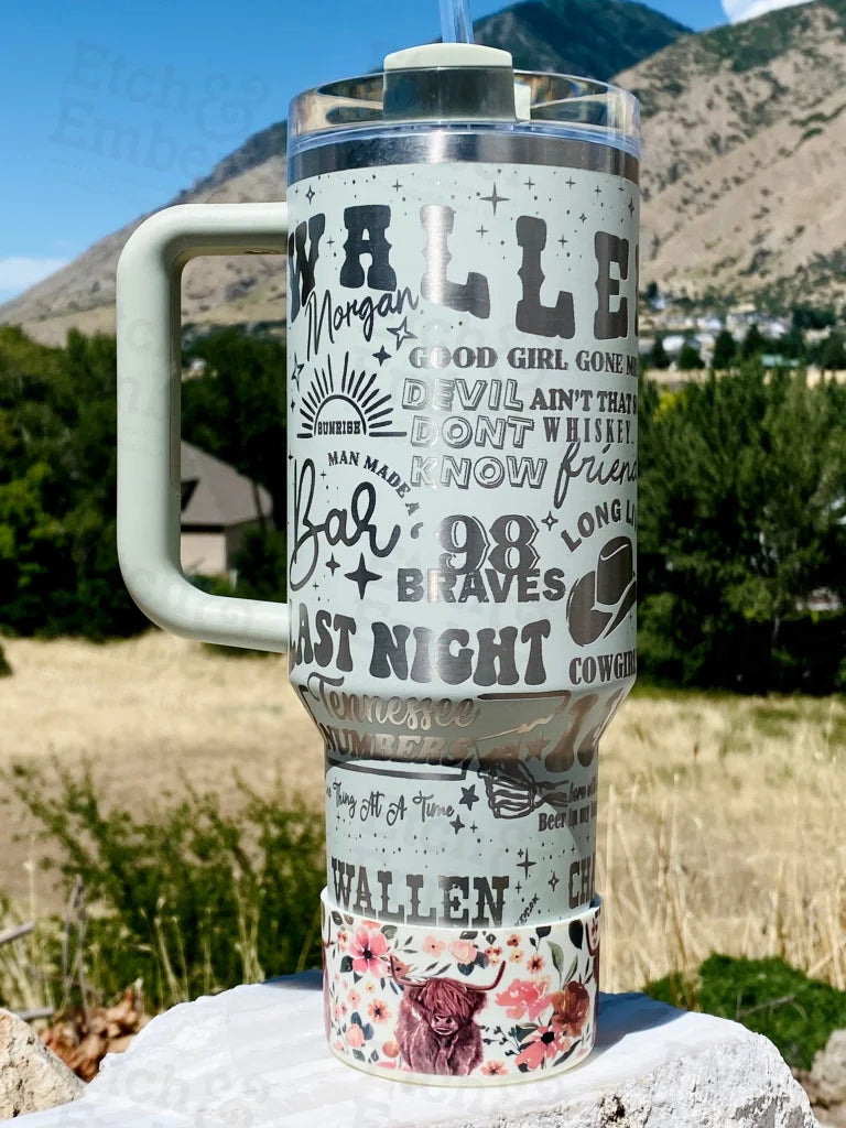 WALLEN Custom Stanley Adventure Quencher 40 oz tumbler