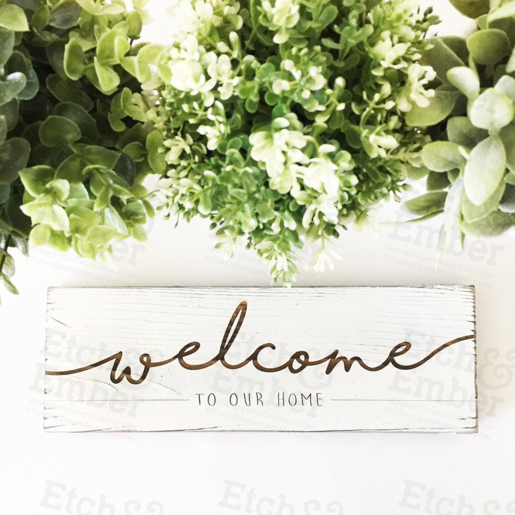 Welcome Farmhouse Sign- Free Shipping Signs