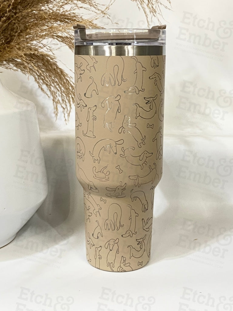 Dots Custom Stanley Adventure Quencher 40 oz tumbler – Etch and Ember