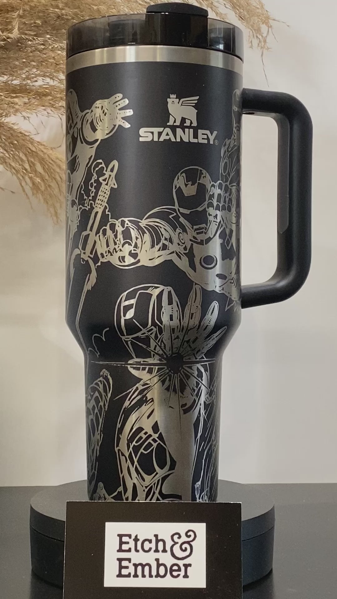 Iron Man Custom Stanley Adventure Quencher 40 oz tumbler – Etch and Ember