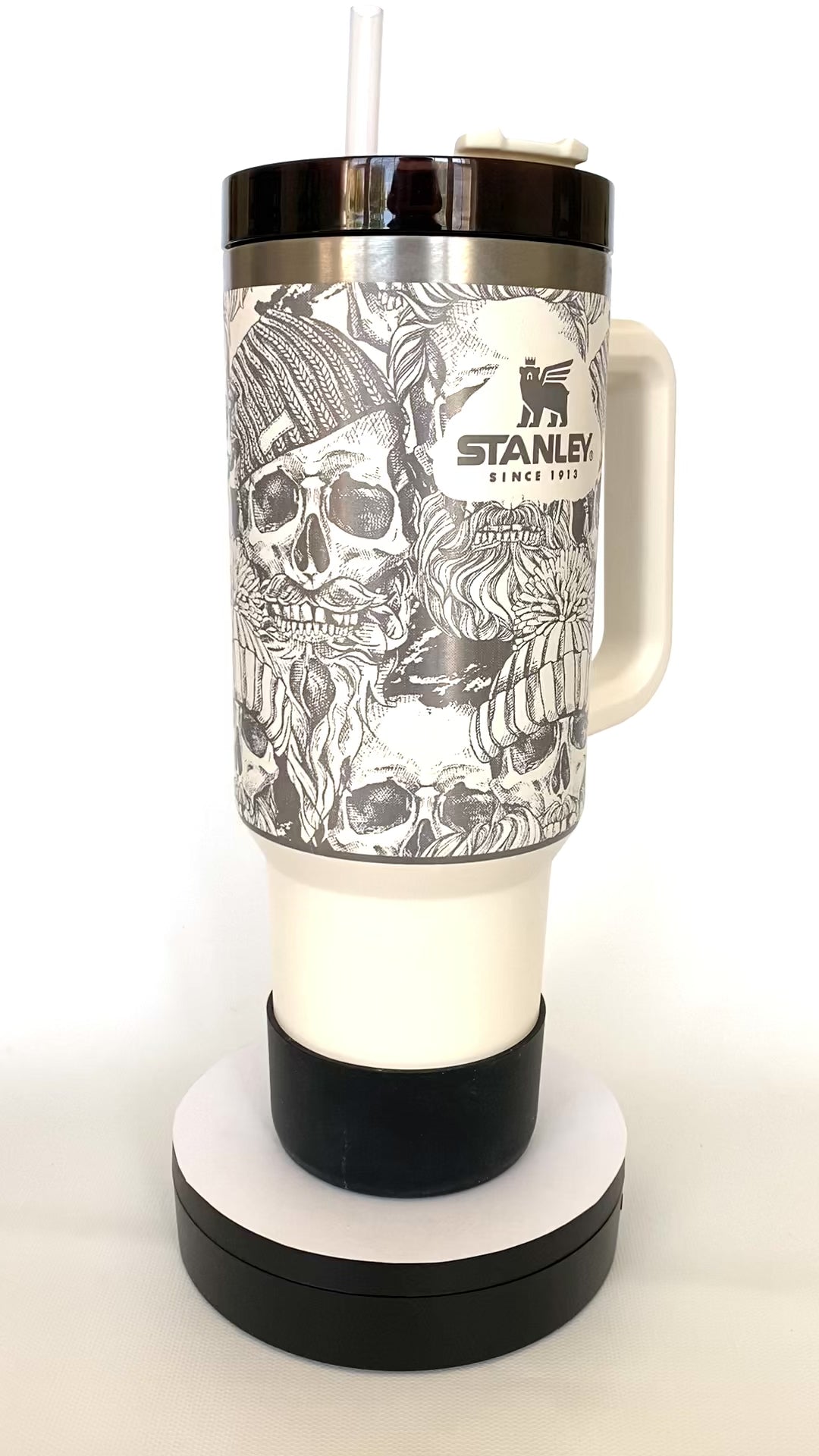 Skulls Custom Stanley Adventure Quencher 40 oz tumbler – Etch and Ember